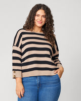 Stripe Drop Shoulder Sweater