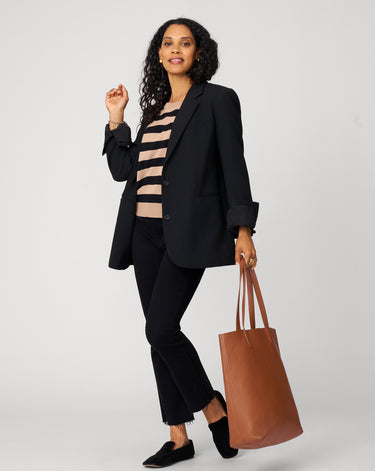 Stripe Drop Shoulder Sweater