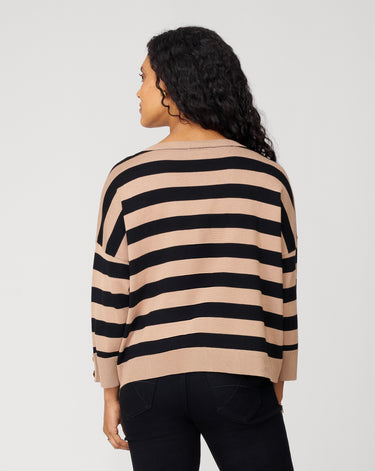 Stripe Drop Shoulder Sweater