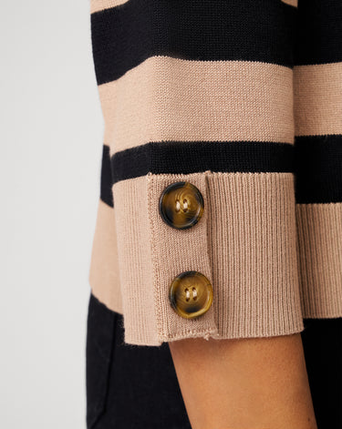 Stripe Drop Shoulder Sweater