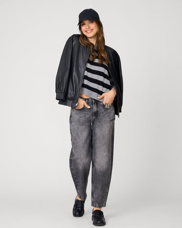 Stripe Drop Shoulder Sweater