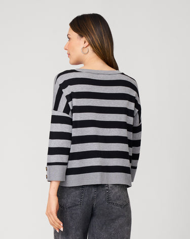 Stripe Drop Shoulder Sweater