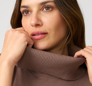 Sleeveless Turtleneck Sweater