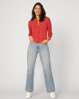 Textured Rib Crewneck Cardigan