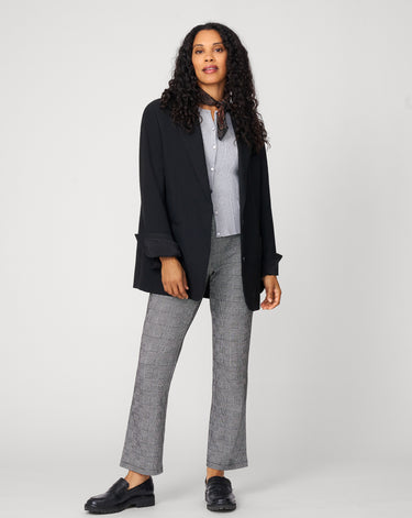 Textured Rib Crewneck Cardigan