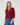 Textured Rib Crewneck Cardigan Cabernet