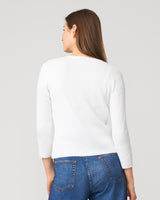 Textured Rib Crewneck Cardigan