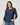 Star Drop Shoulder Tunic Sweater