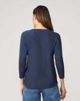 Star Drop Shoulder Tunic Sweater