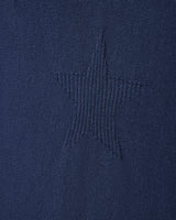 Star Drop Shoulder Tunic Sweater