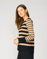 Easy Stripe Tunic Sweater