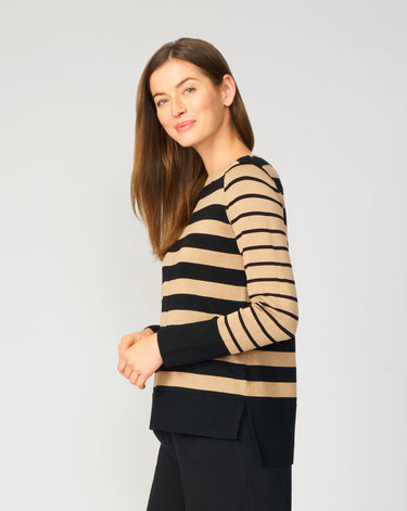 Easy Stripe Tunic Sweater