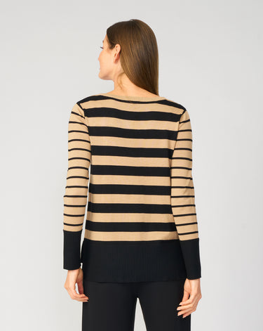 Easy Stripe Tunic Sweater