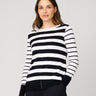 Easy Stripe Tunic Sweater