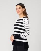 Easy Stripe Tunic Sweater