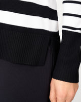 Easy Stripe Tunic Sweater