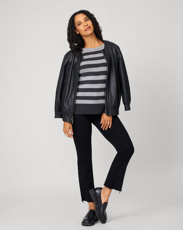 Easy Stripe Tunic Sweater