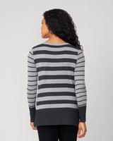 Easy Stripe Tunic Sweater