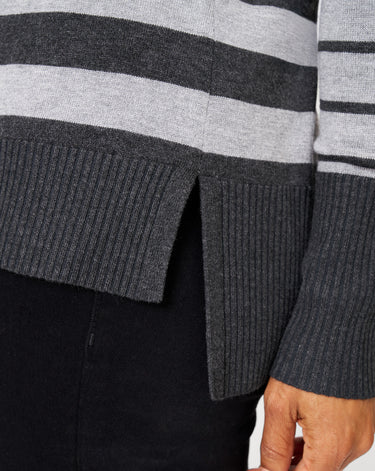 Easy Stripe Tunic Sweater