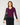 Colorblock V-Neck Rib Tunic Sweater