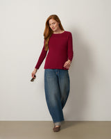 Textured Stitch Tunic Sweater