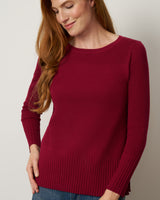 Textured Stitch Tunic Sweater