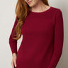 Textured Stitch Tunic Sweater