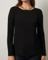 Textured Stitch Tunic Sweater