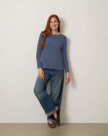 Textured Stitch Tunic Sweater
