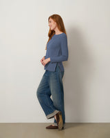 Textured Stitch Tunic Sweater