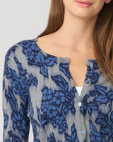 Floral Crewneck Cardigan