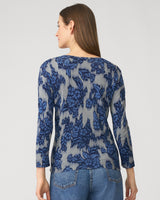 Floral Crewneck Cardigan