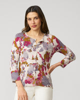 Floral Crewneck Cardigan