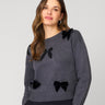 Cropped Bow Sweater