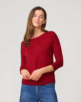 Apple Drop Shoulder Tunic Sweater