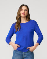 Snowflake Drop Shoulder Tunic Sweater