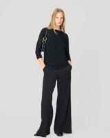 Ribbed Dolman Sweater with Hotfix Detail