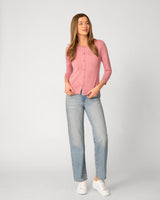 Strawberry Stitch Button Cardigan