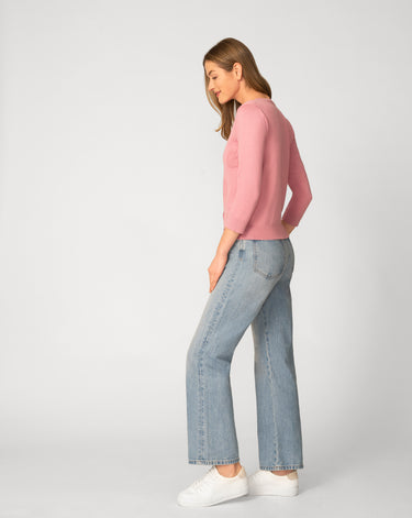 Strawberry Stitch Button Cardigan