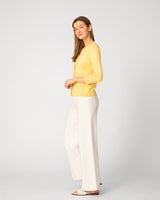 Sunflower Stitch Button Cardigan