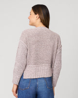 Cozy Relaxed Sweater with Soft Heathered Texture