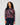 Abstract Mock Neck Sweater
