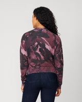 Abstract Mock Neck Sweater