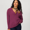 Cozy Luxe Lounge V-Neck Sweater