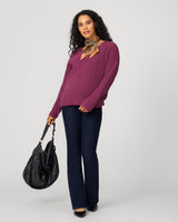 Cozy Luxe Lounge V-Neck Sweater
