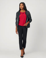 Floral Hotfix Dolman Sweater