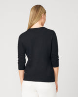 Champagne Flute Sweater with Hotfix Embellishments