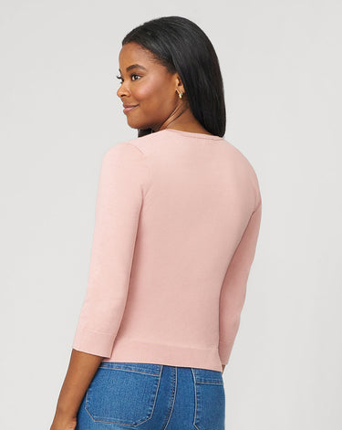 Textured Heart Knit Cardigan