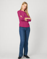 Textured Heart & Bow Knit Top