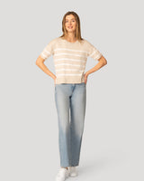 Stripe Crystal Detail Sweater